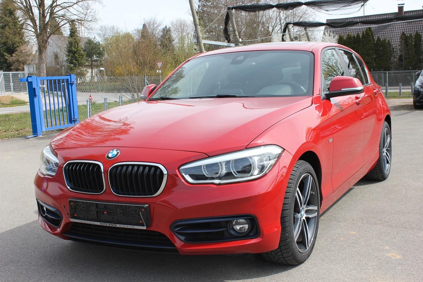 BMW 120iA SportLine-Navi-Glasdach-HiFi-Kamera-2.Hand