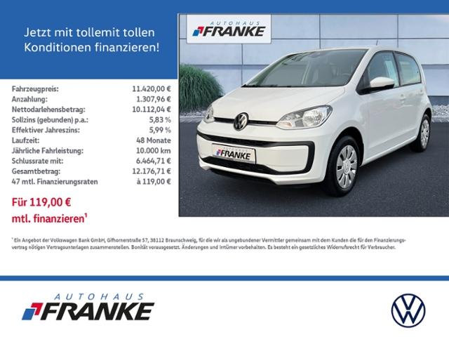 Volkswagen up! 1.0, 4 Türen, Kamera