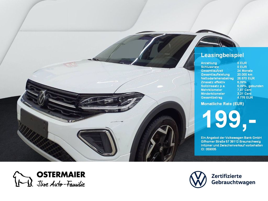 Volkswagen T-Cross R-LINE 1.5TSI 150PS DSG ACC.5J-G.AHK.KAM