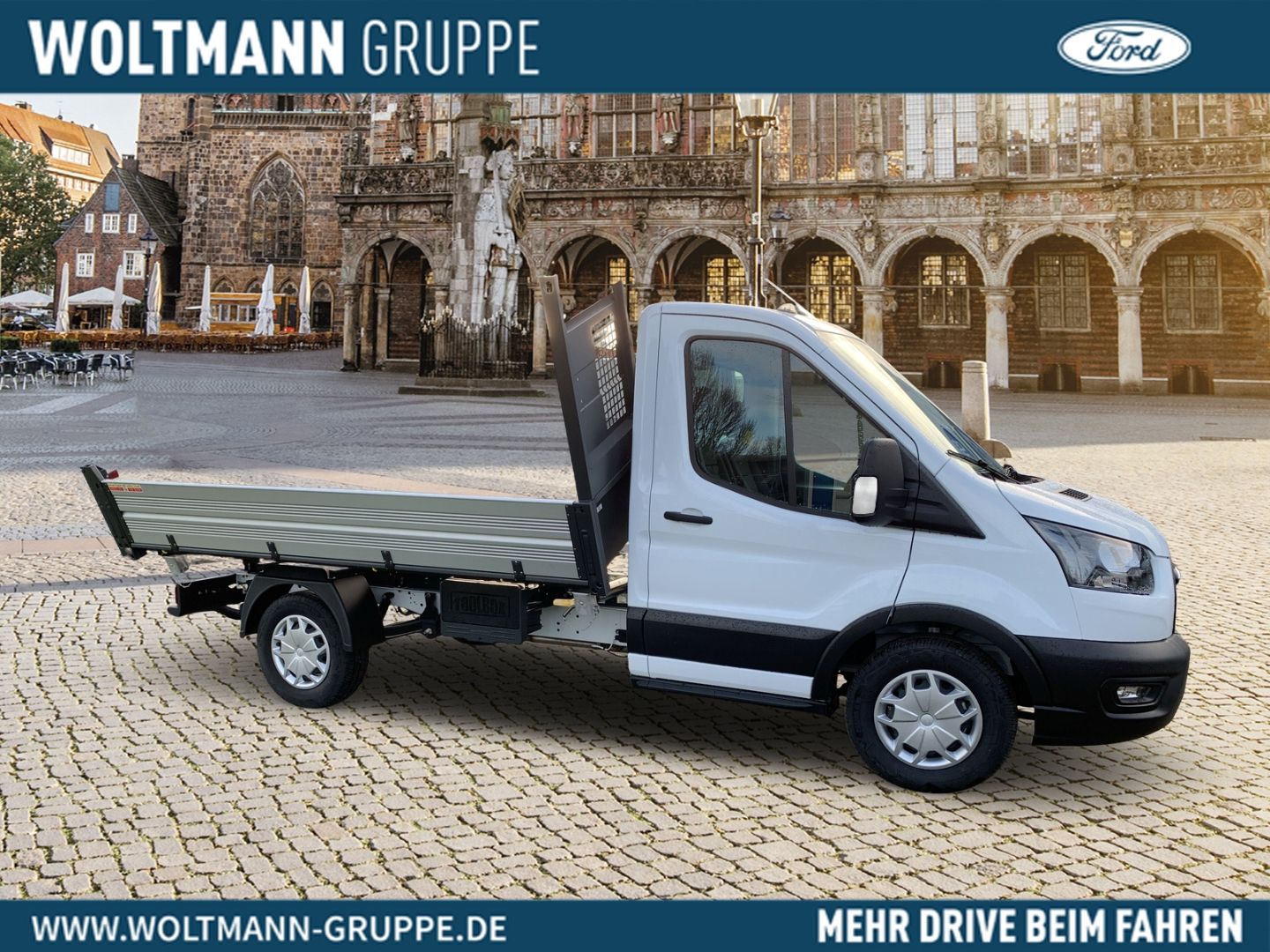 Fahrzeugabbildung Ford Transit Einzelkabine 350L2 ''Dreiseitenkipper'',