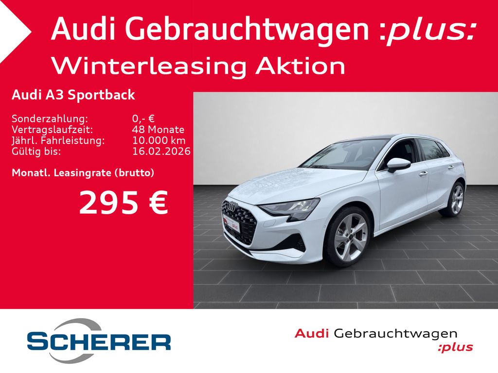 A3 Sportback 30 TFSI advanced S tronic PANO STAN