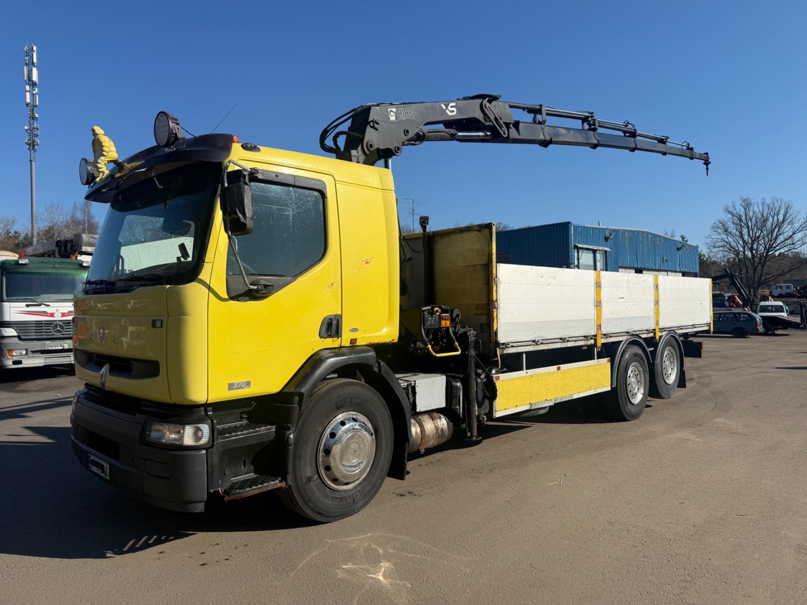 Renault Premium 370 6x2 Hiab 122D-5 manual, platform 6.7