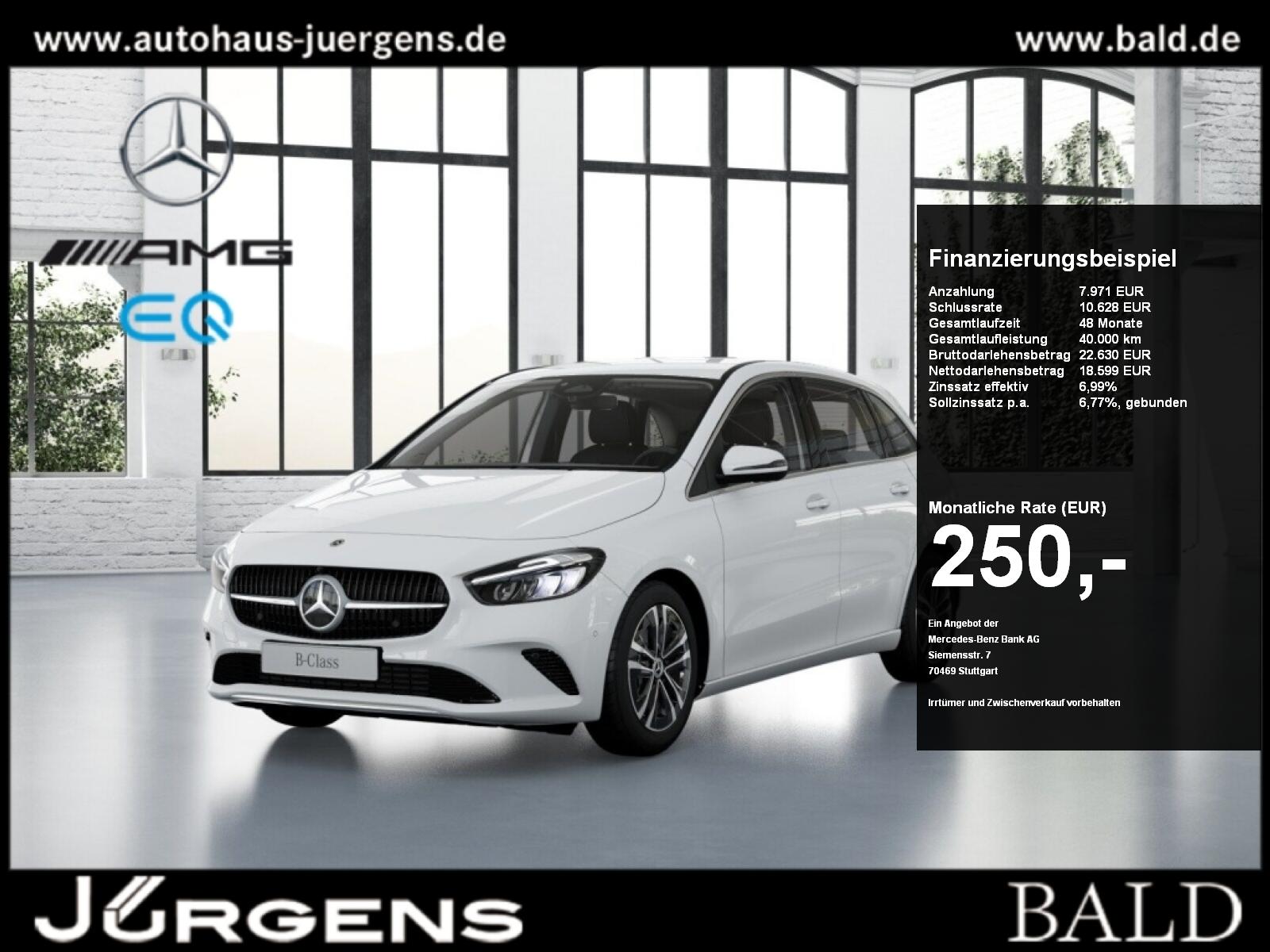 Mercedes-Benz B-Class Progressive+Distr+ILS+Cam+LED+Navi+Wide