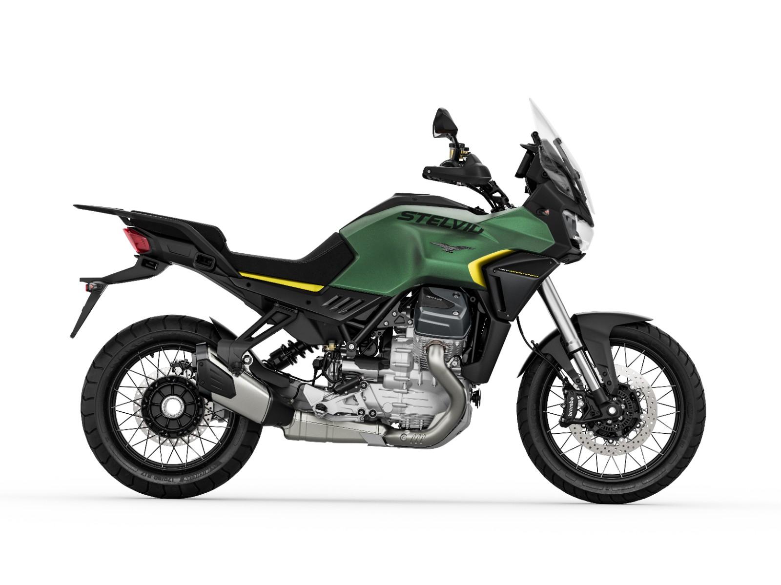 Moto Guzzi Stelvio 2026 green hiking Aktion 1,99% Finanzier