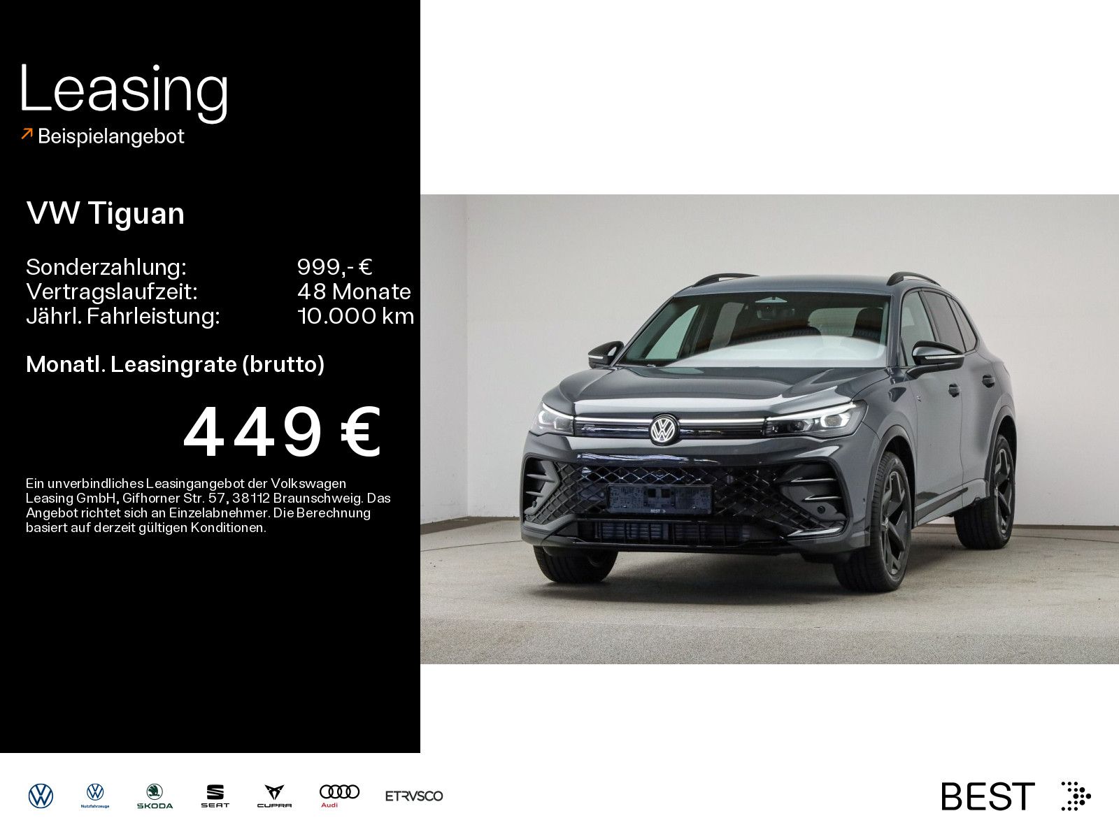 Volkswagen Tiguan 2.0 TDI 4M DSG R-Line AHK*H&K*NAV*SHZ