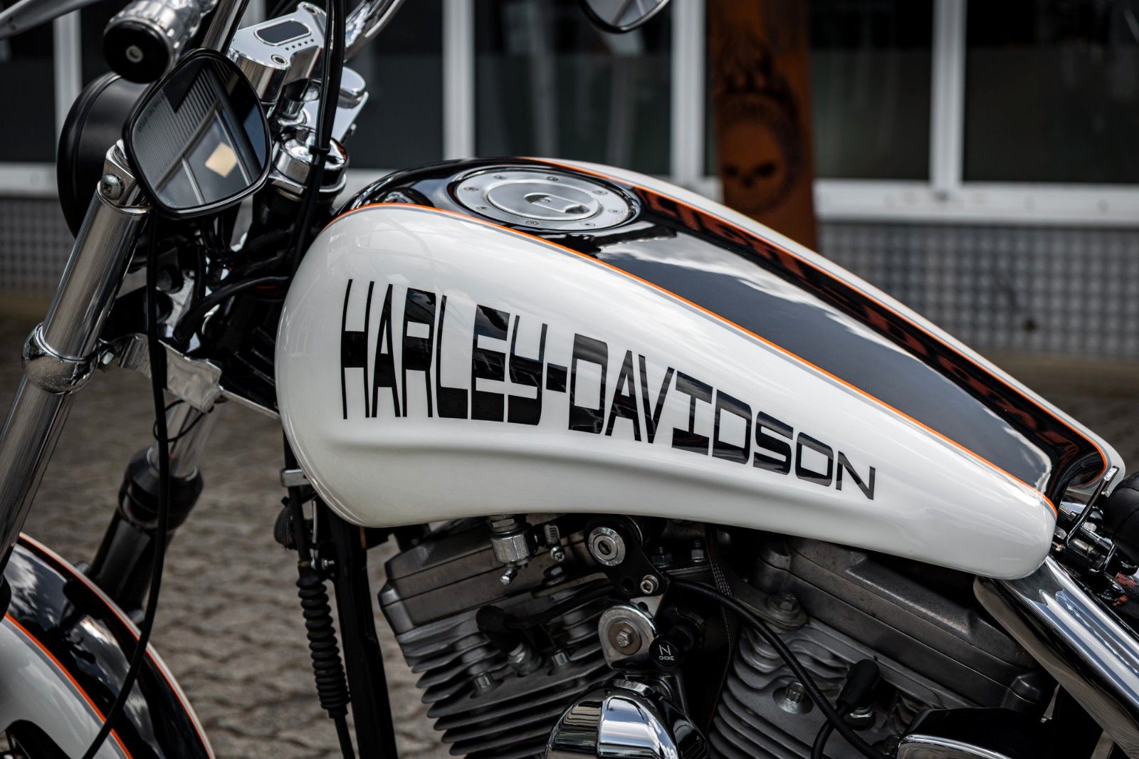 Fahrzeugabbildung Harley-Davidson FXST Softail Standard - CUSTOM - VERGASER - EVO