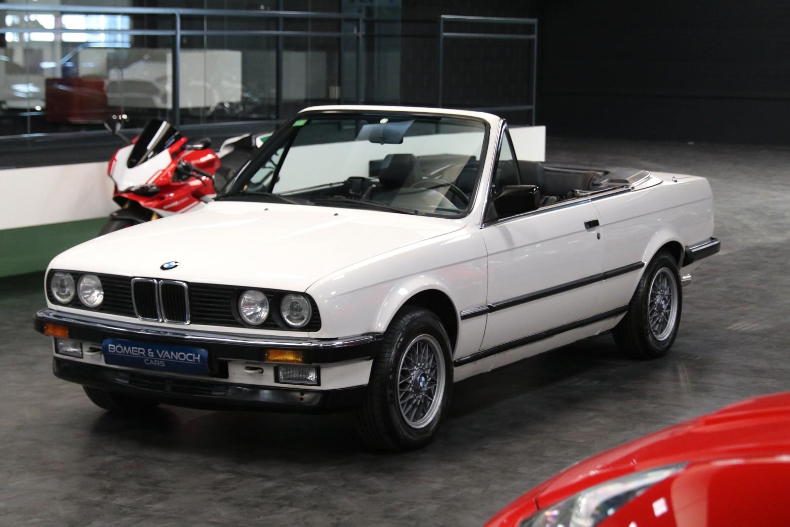 BMW 325 i Cabrio E30 Automatik Klima Leder Hardtop
