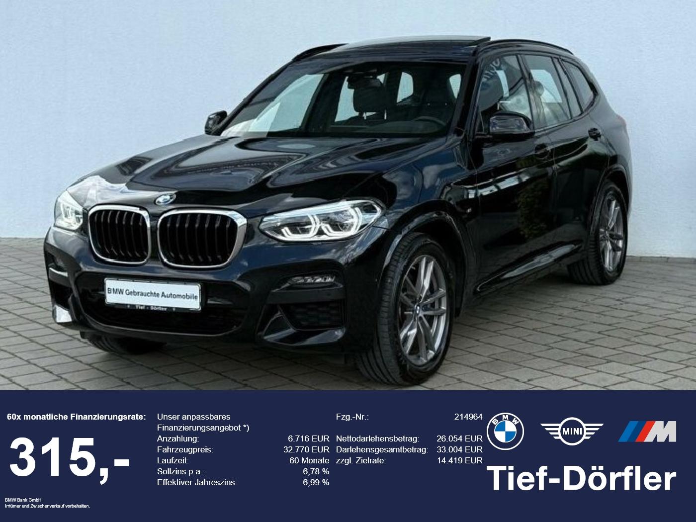 BMW X3 xDrive30d M Sport AHK/Pano/SAG/LED/HuD AHK/Pa