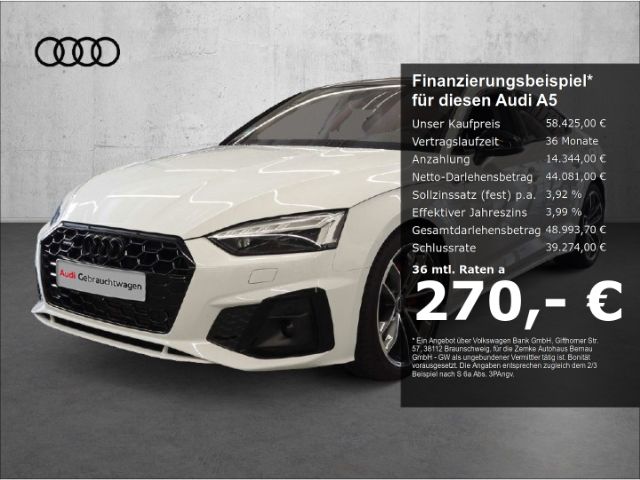 Audi A5 Sportback 40 TFSI S-tronic quattro S line bus