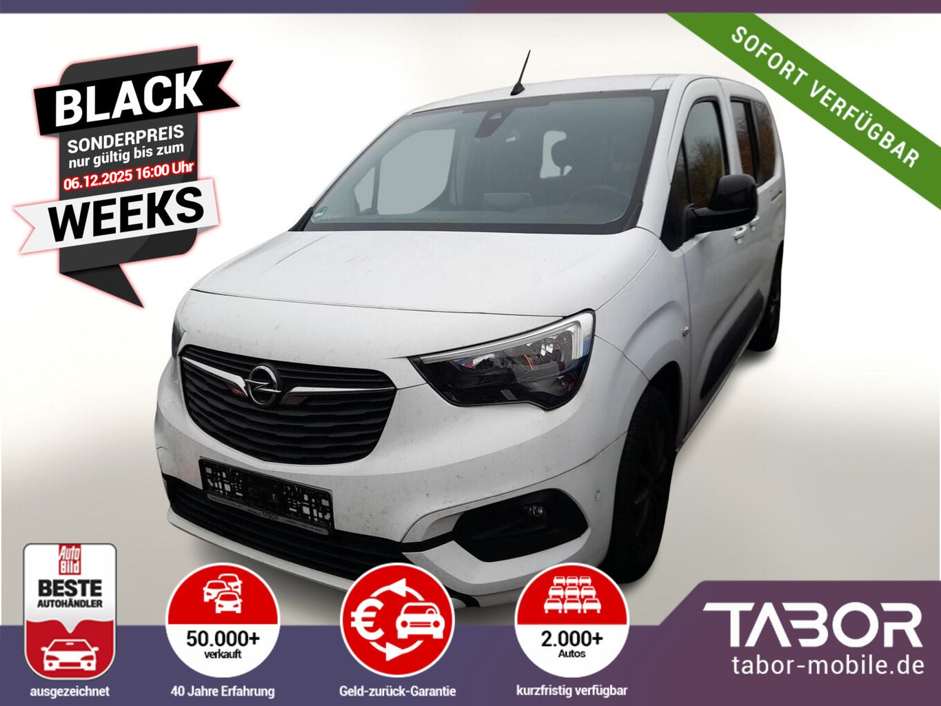 Opel Combo Life 1.5 CDTI 102 Elegance L2 Kam SHZ PDC