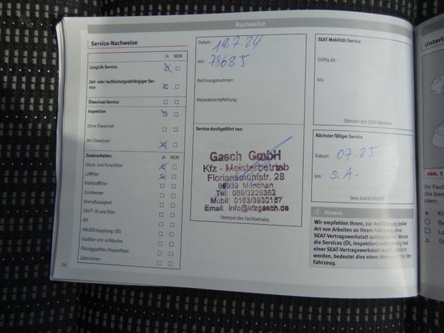 Fahrzeugabbildung Seat Alhambra Style/1.Hd/Pano/Navi/7-Sitzer/DSG/Xenon