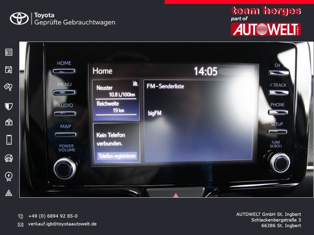 Fahrzeugabbildung Toyota Yaris Hybrid 1.5 VVT-i Comfort