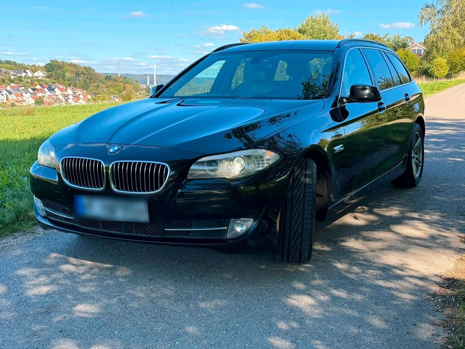 BMW 520 2013 — rear view