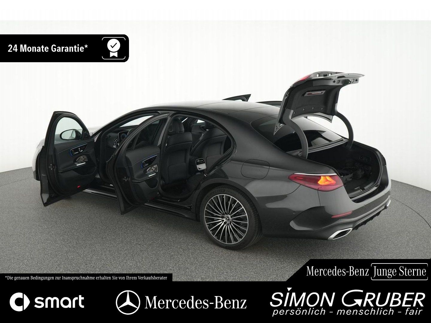 Fahrzeugabbildung Mercedes-Benz E 300 e 4M AMG Pano Airmatic Burm Superscreen