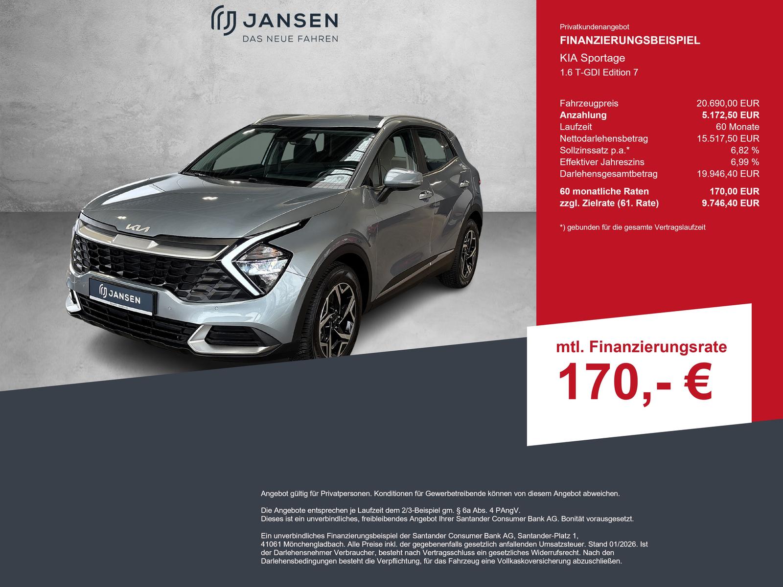 Kia Sportage 1.6 T-GDI Edition 7