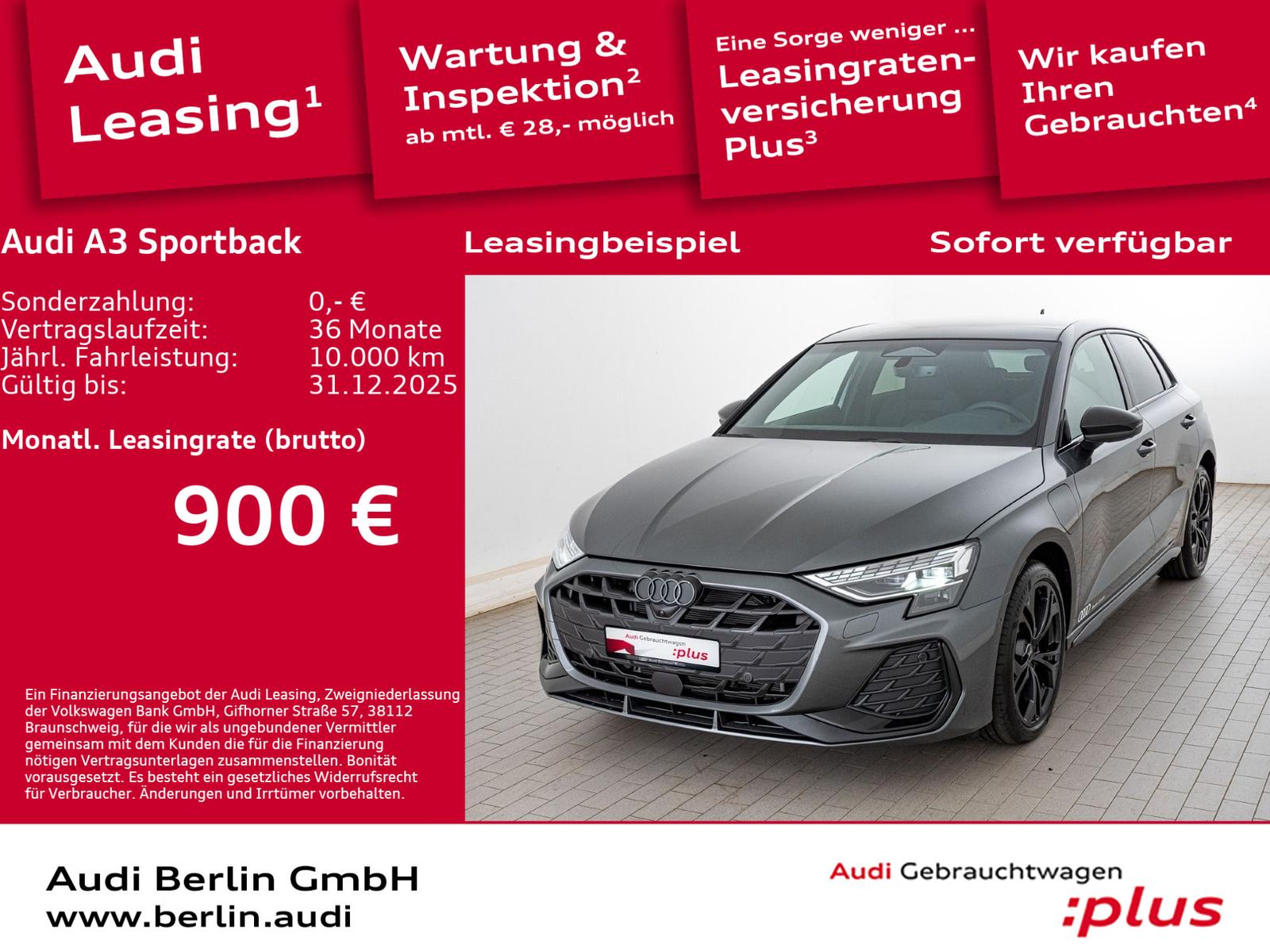 Audi A3 Sportback S line TFSI e S tronic