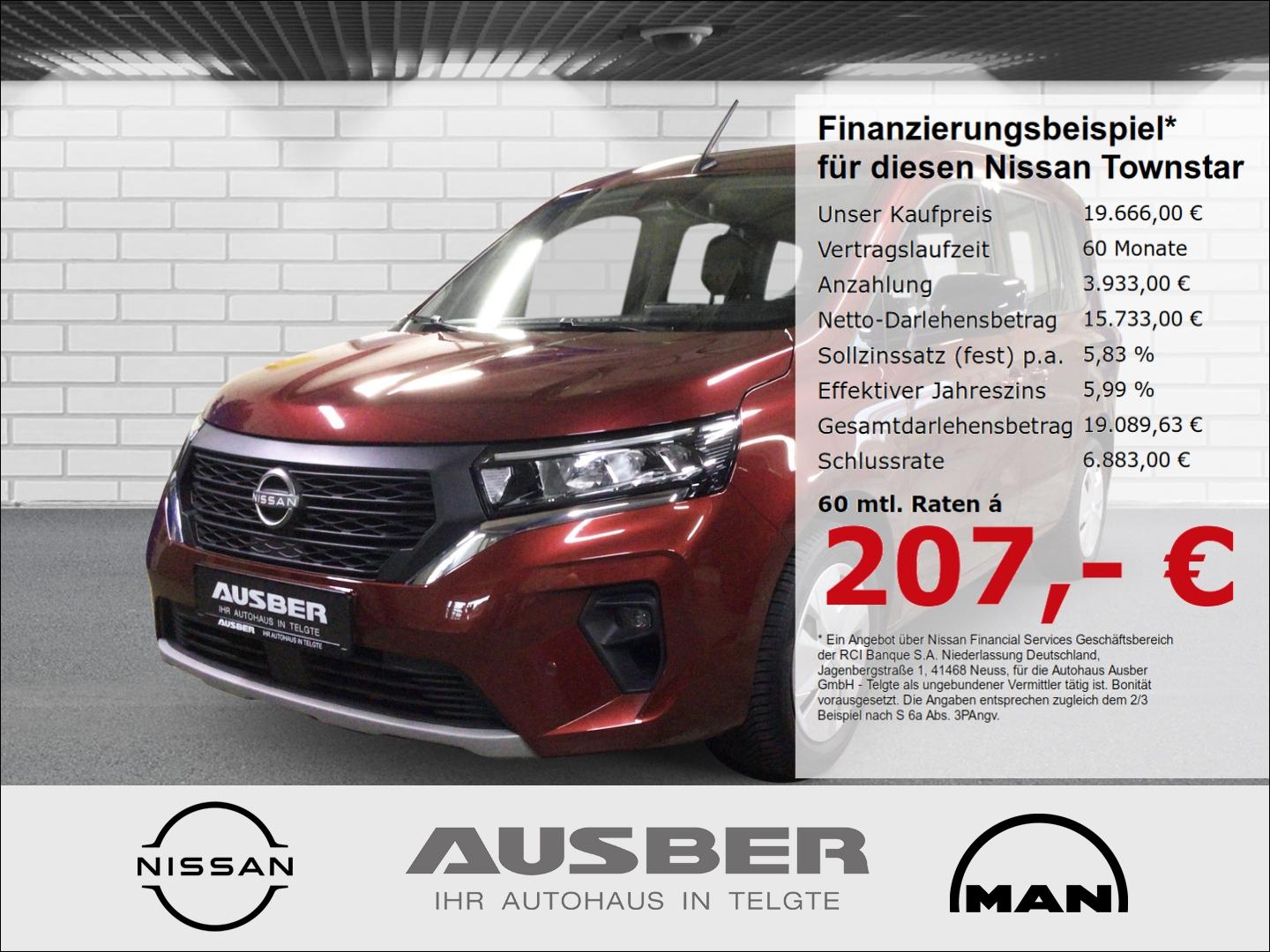 Nissan Townstar Kombi L1 N-Connecta Kamera Navi Ganzjah