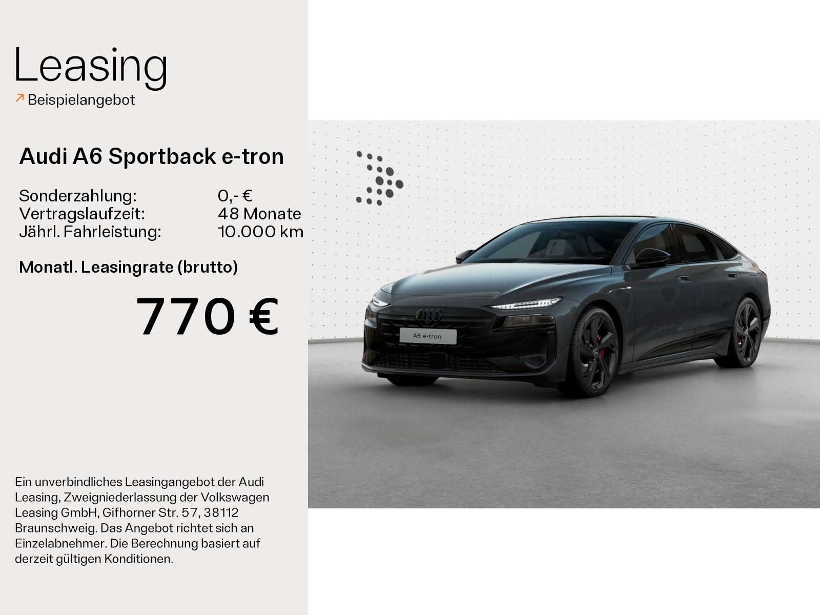 Audi A6 Sportback e-tron perf. S line - Modell 2026