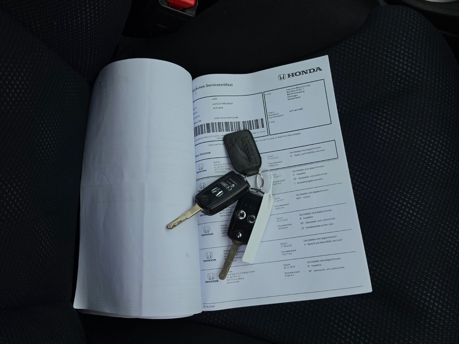 Fahrzeugabbildung Honda Jazz 1.2 S Cool AUS 1.HAND WENIG KM