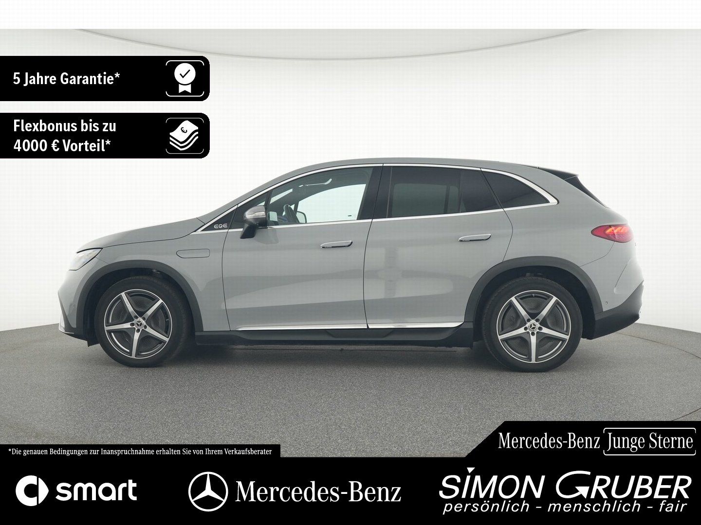 Fahrzeugabbildung Mercedes-Benz EQE 350 4M SUV AMG Pano Airmatic DigiLight 360