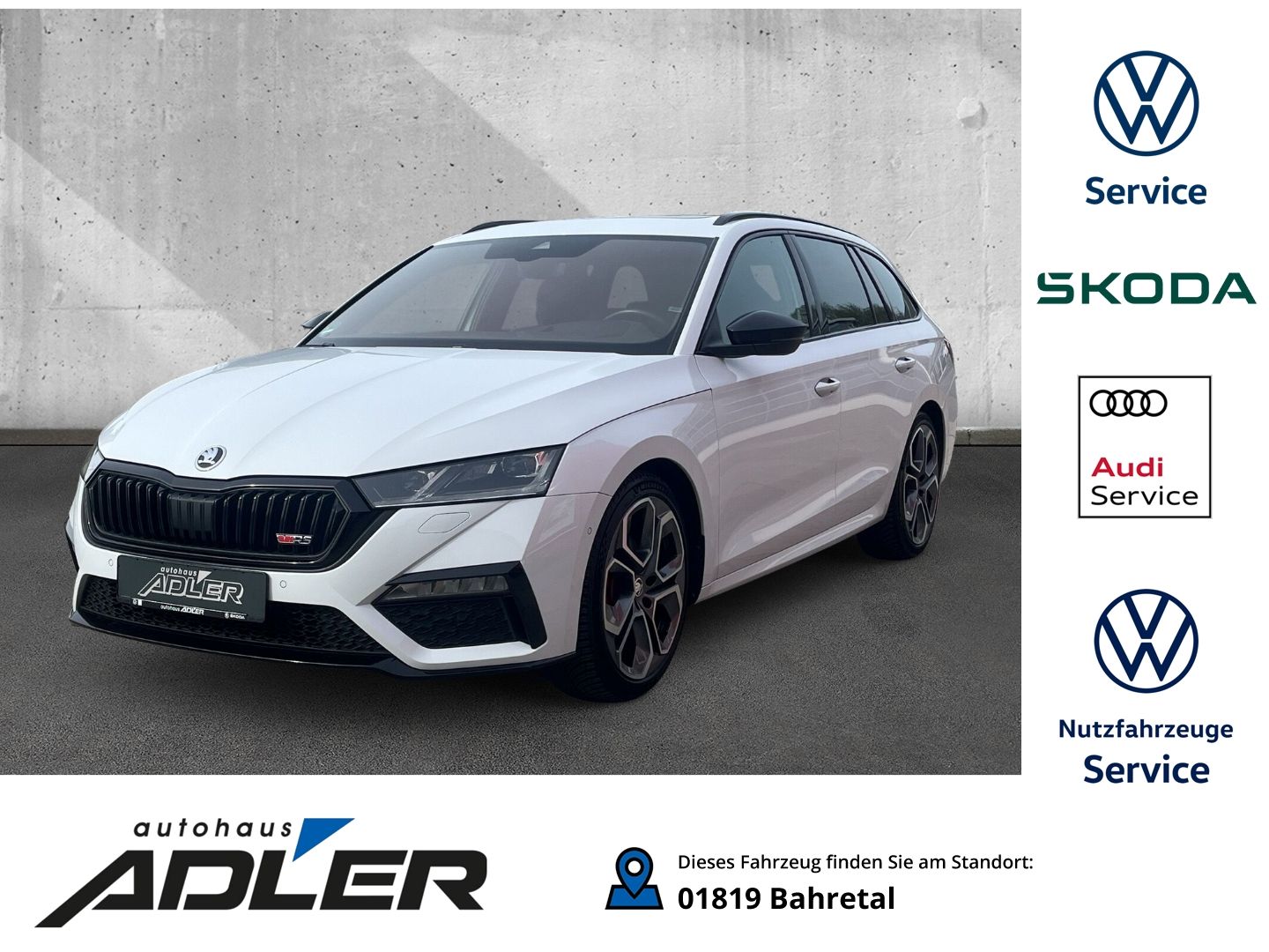 Skoda Octavia Combi RS 4x4 AHK STANDHZ PANO HUD VOLL A