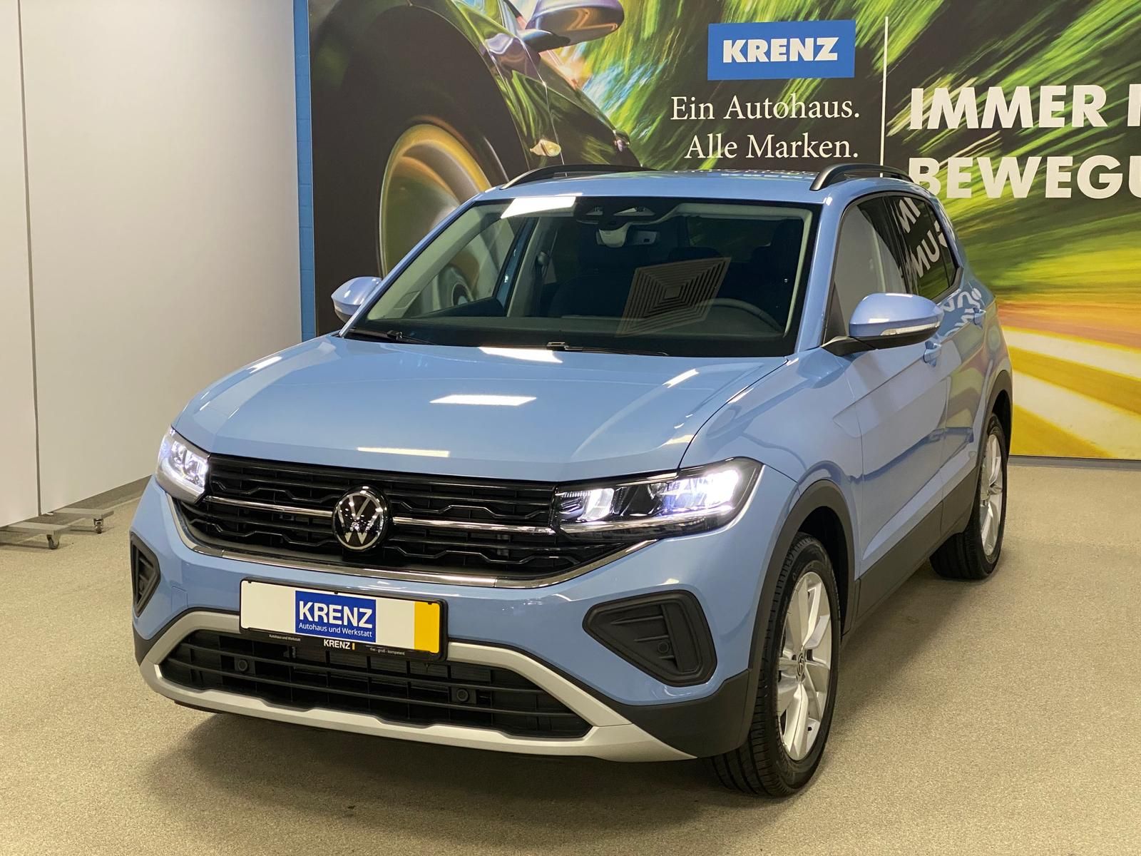 Fahrzeugabbildung Volkswagen T-Cross 1.0 TSI Life+APP+ACC+TOTWINKEL+KAMERA+++