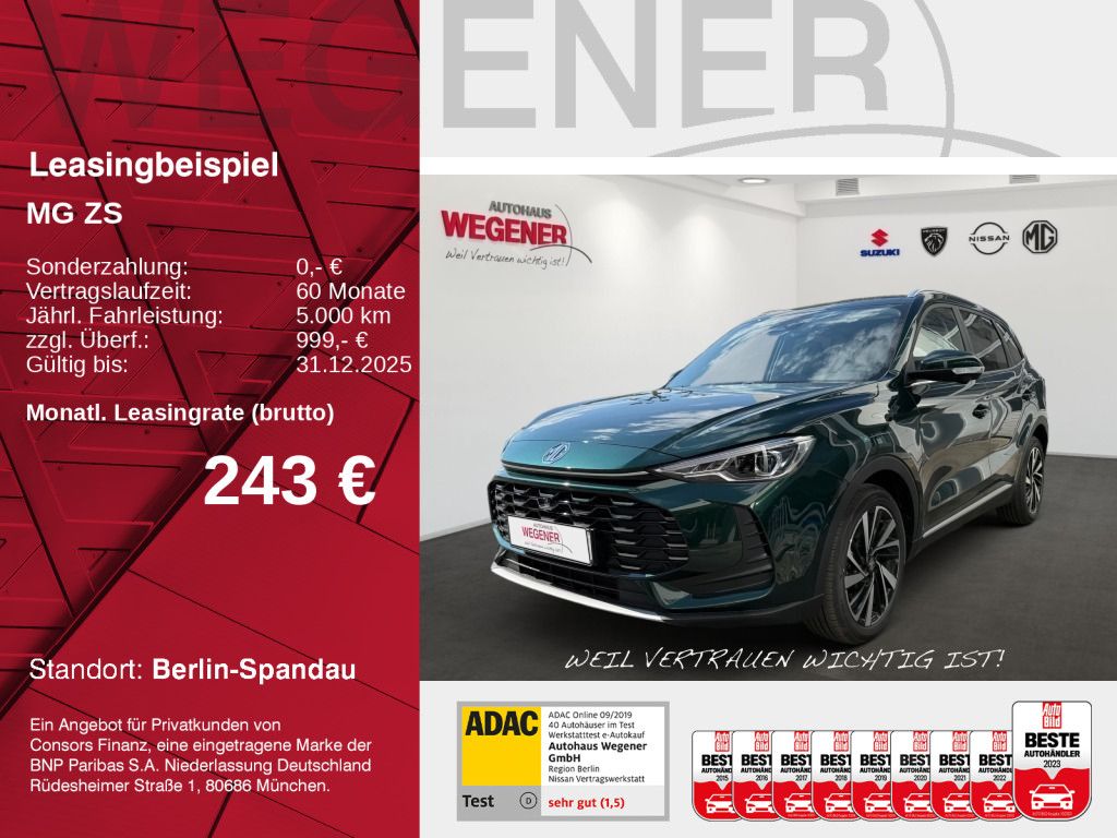 ZS Hybrid+ Luxury MY25 LED|360|Leder|Sitzhzg|ACC