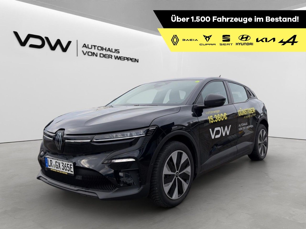Renault Megane E-Tech Electric Evolution vefügbar Klima