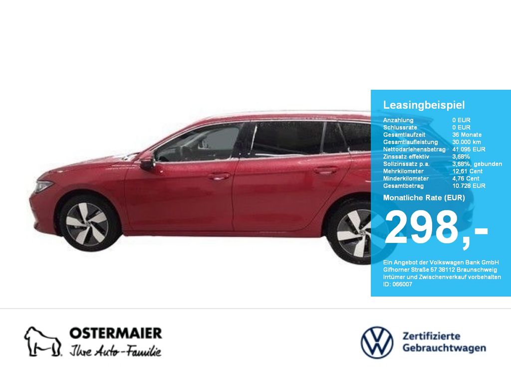 Volkswagen Passat Variant ELEGANCE 1.5eTSI 150PS DSG HYBRID