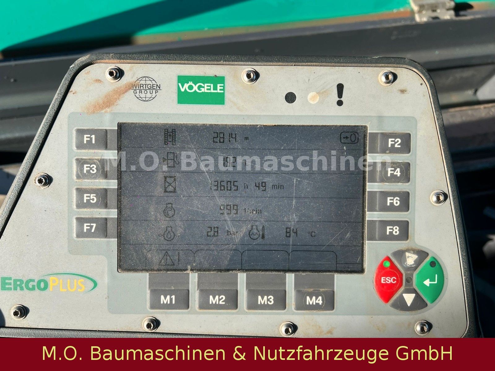 Fahrzeugabbildung Vögele Super 1800-2 / 2x Display / 2x Sensor /