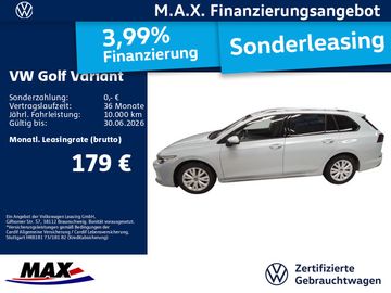 Volkswagen Leasingangebot: Volkswagen Golf VIII Variant 1.5 TSI LIFE LED+PANO+KAMERA+A