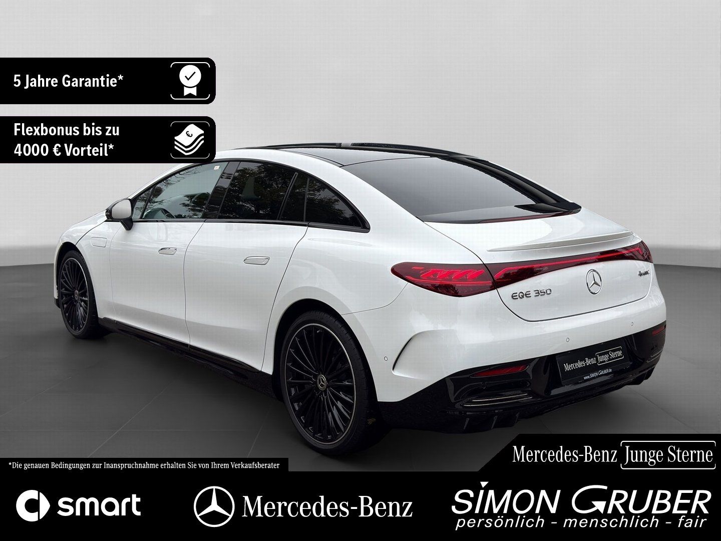 Fahrzeugabbildung Mercedes-Benz EQE 350 4M AMG Hyper Airmatic Massage Mod 2025