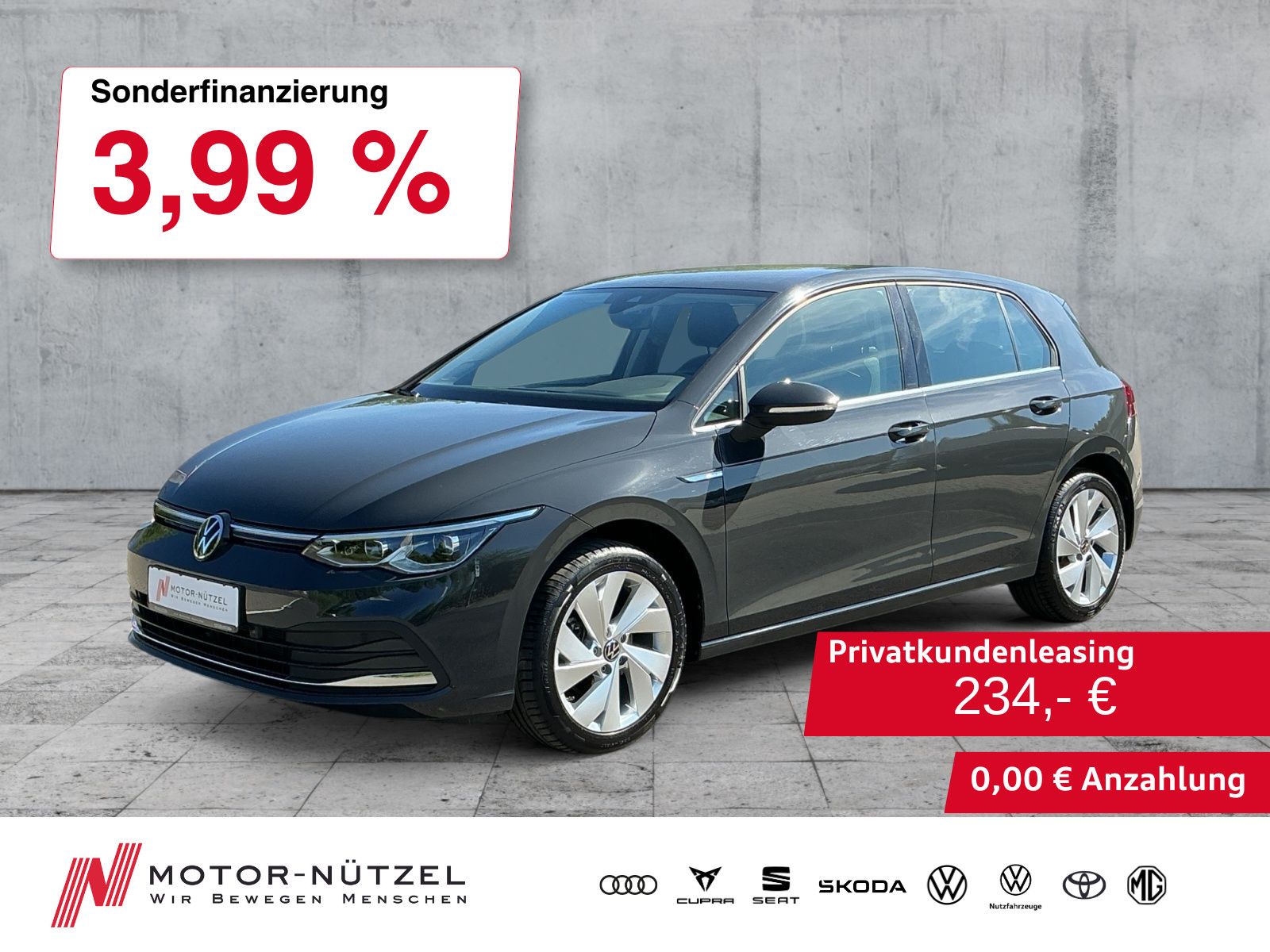 Volkswagen Golf VIII 1.5 eTSI DSG STYLE LEDplus+APP+ACC+SHZ