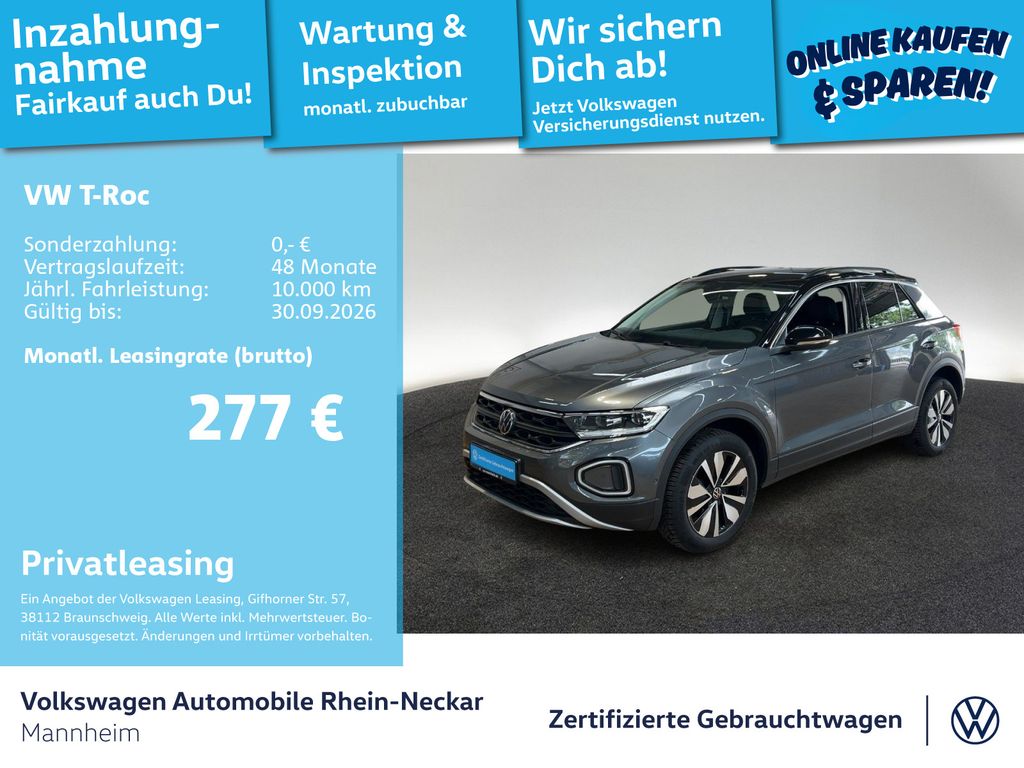 T-Roc 2.0 TDI GOAL DSG Navi AHK Kamera UVM