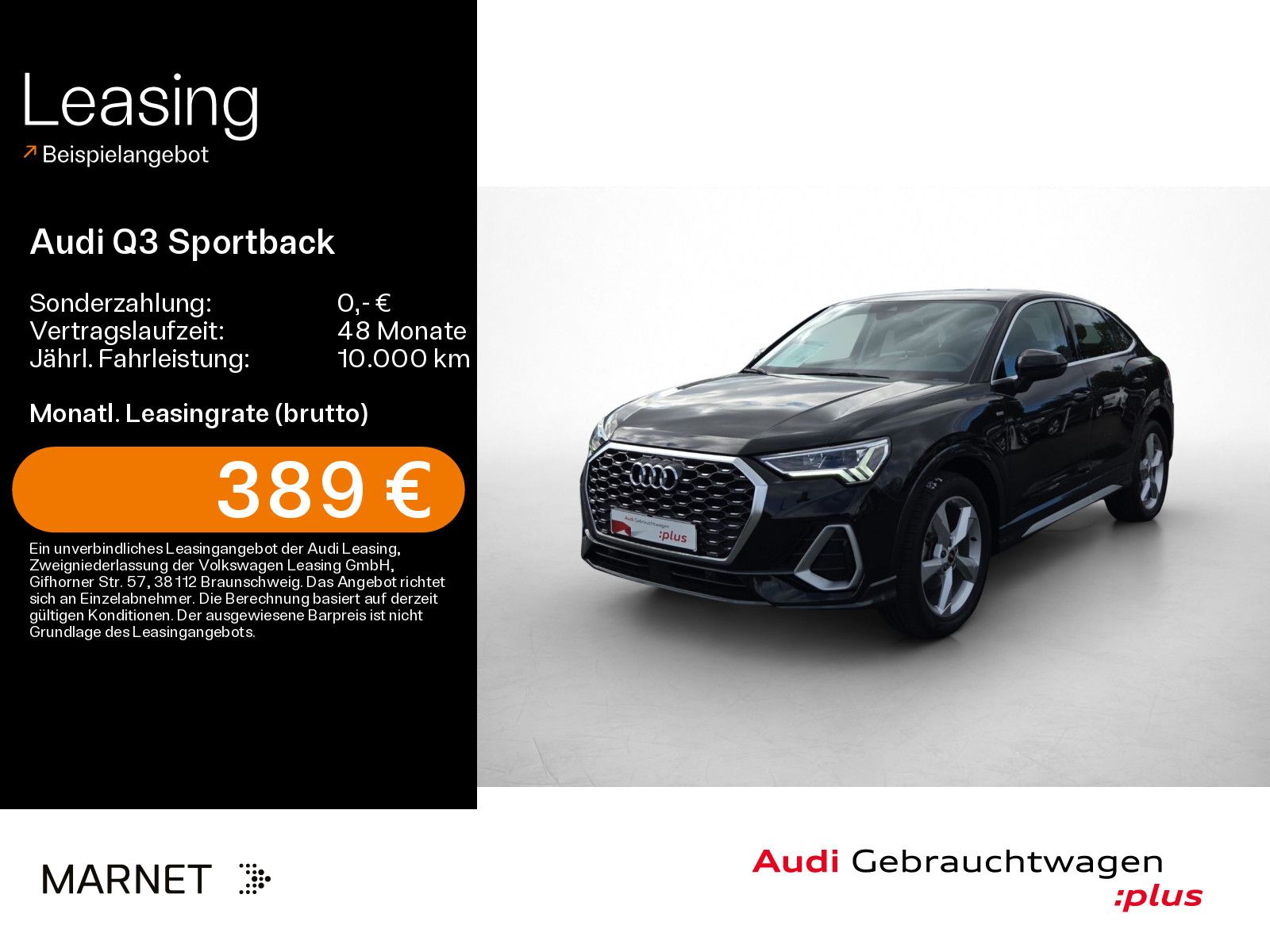 Audi Q3 Sportback S line 35 TFSI*LED*Einparkhilfe*Tem