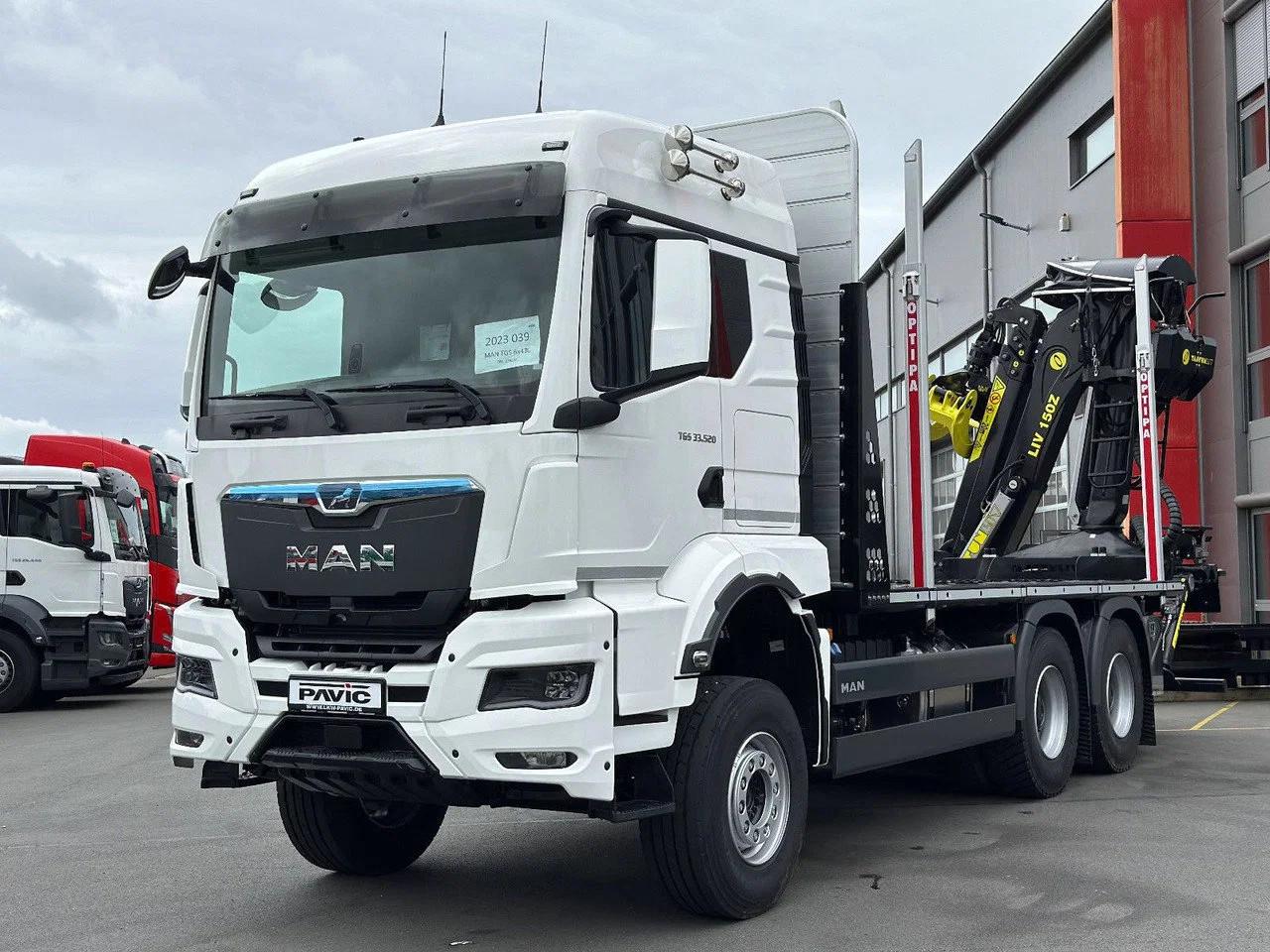 MAN TGS 33.520 6x4 BL 3900 Kurzholz Plattform Aufbau