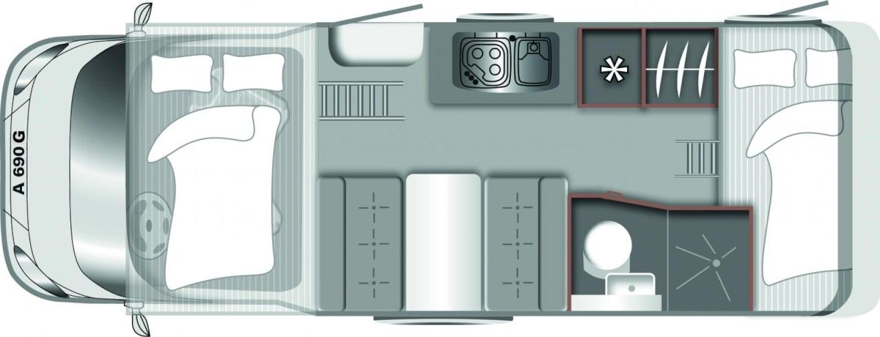 Fahrzeugabbildung LMC Tourer A 690 G 6 Sitzplätze NAVI Markise Klima