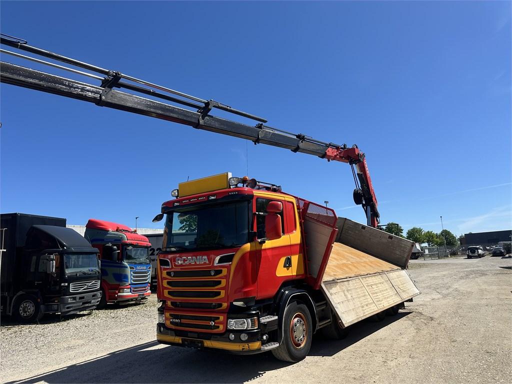 Scania R580 V8 8x4/4 - Tipper - Fassi F295 Year 2021