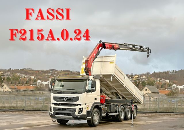 Volvo FMX 450 Kipper 6,50m*FASSI F215A.0.24 + FUNK*8x4