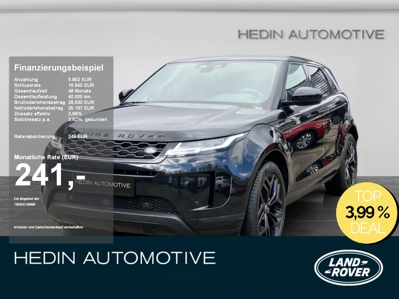 Land Rover Range Rover Evoque D200 AWD SE LED|PANO|360°KAM
