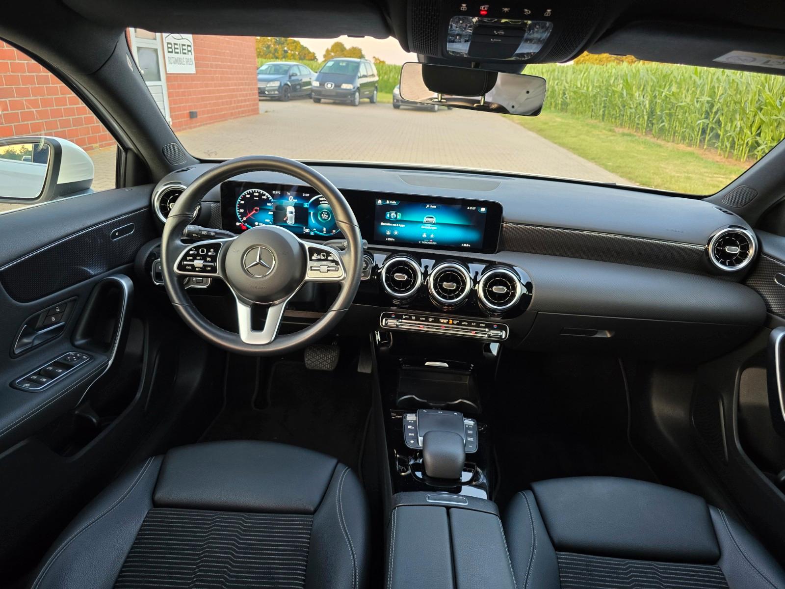 Mercedes-Benz A-Class Progressive LED Leder Kamera Alu 17 MBUX, миниатюра 12