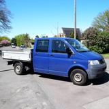 Volkswagen VW T5 Transporter Pritsche Benzin Motor TÜV NEU - VW T5 Transporter Benzin Gebrauchtwagen