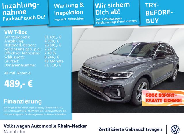 Volkswagen T-Roc 2.0 TDI R-Line DSG AHK Navi Kamera LED-Plu