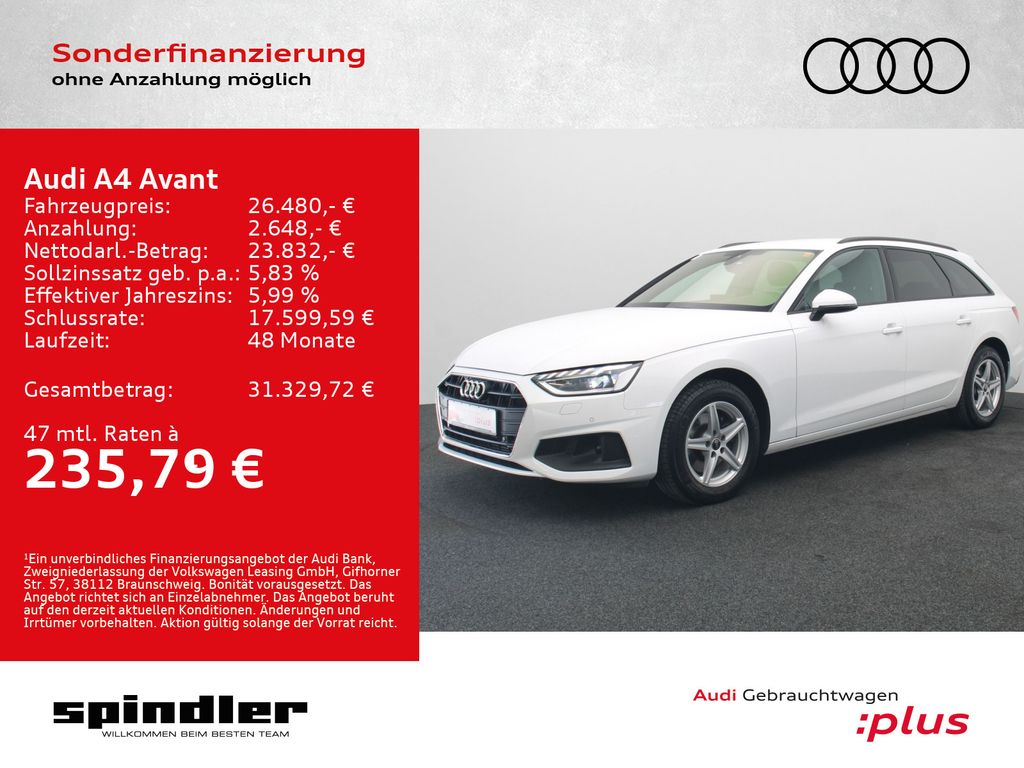 A4 Avant 35 TFSI S-tronic / MMI-Navi, Matrix