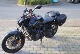 Yamaha MT 07 tiefergelegt, ABS, Gepäcktaschen
