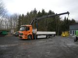 Mercedes-Benz ACTROS 1830, Pritsche mit Kran HIAB X-HIDUO 092B - Mercedes-Benz Geldtransporter