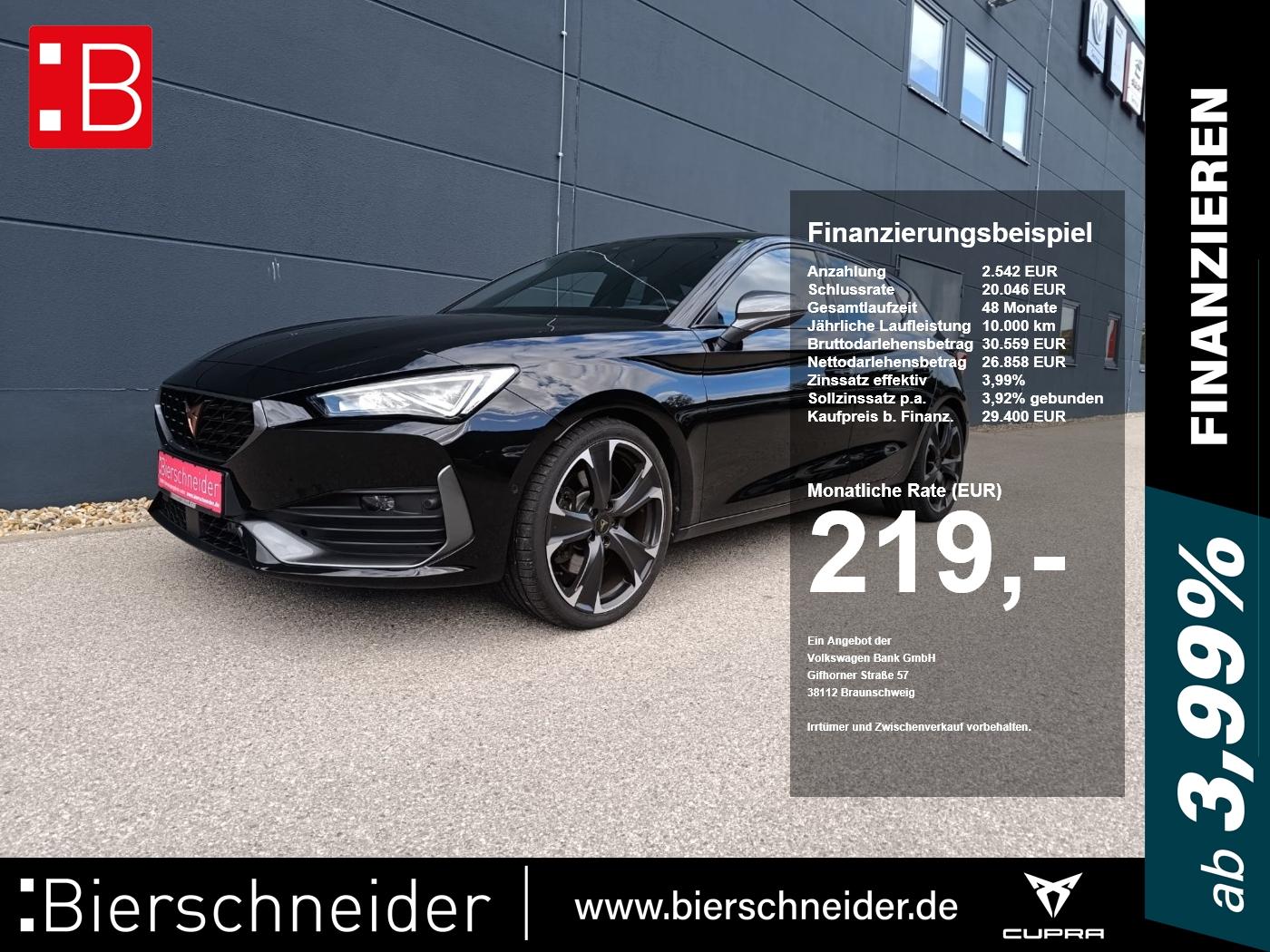 Cupra Leon 2.0 TSI DSG VZ FAHRASS. XL KAMERA SUPERSPOR