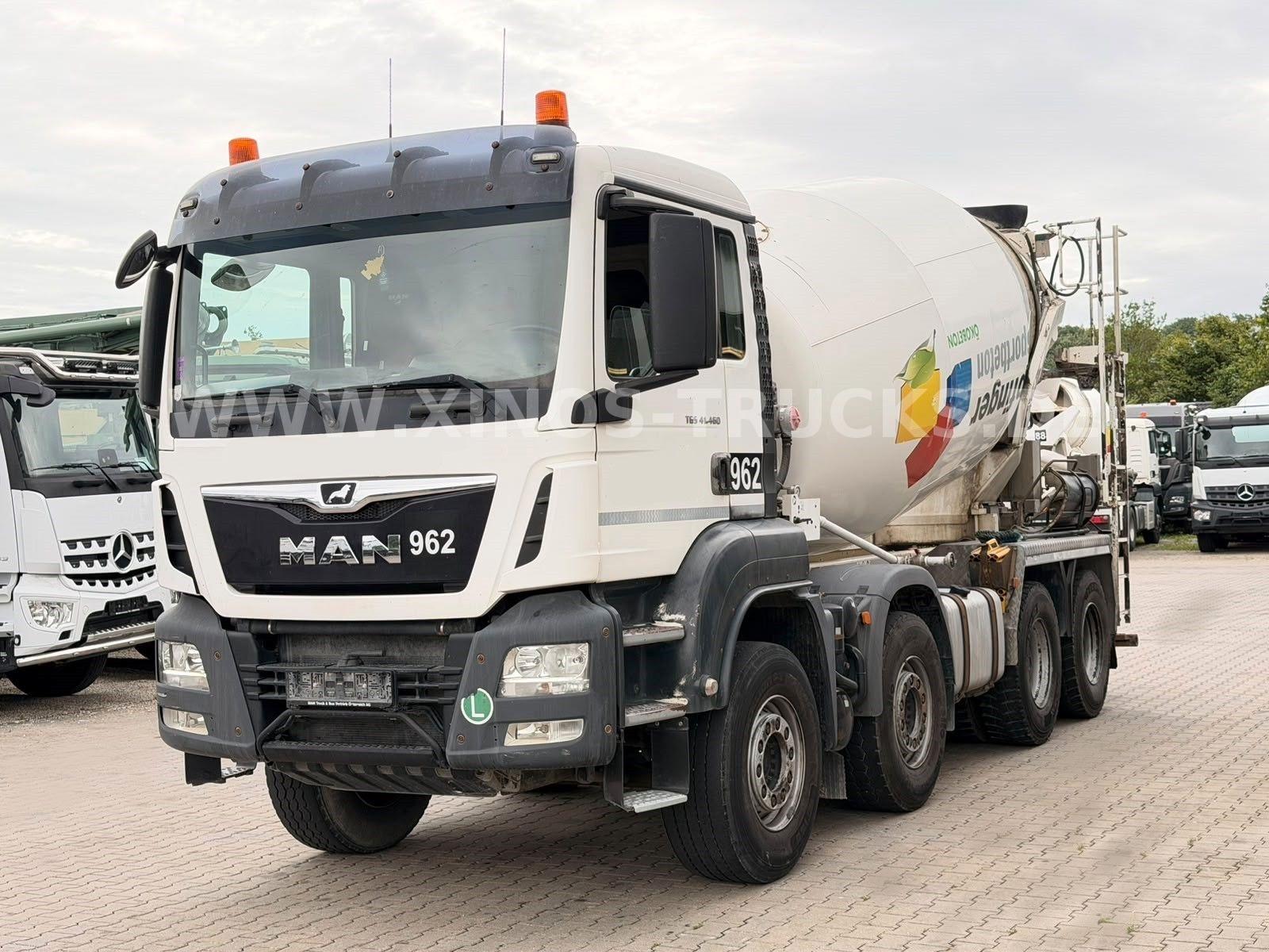 MAN TGS 41.460 8X4 STETTER 10M3 AP-Achsen
