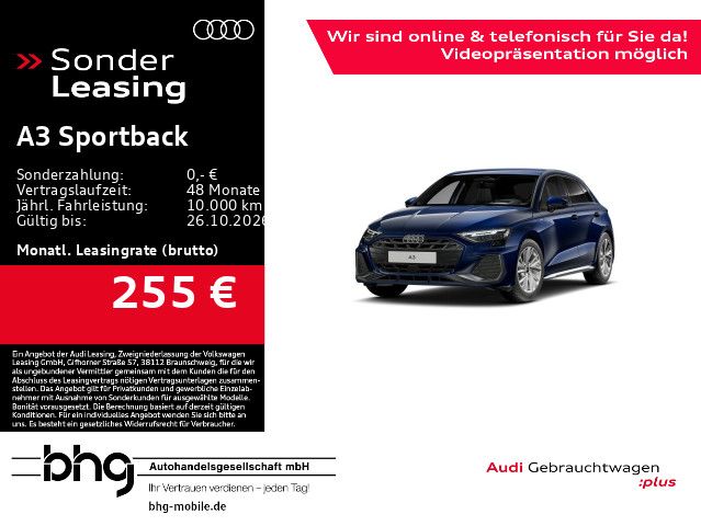 Audi A3 Sportback S line 35 TFSI S tron