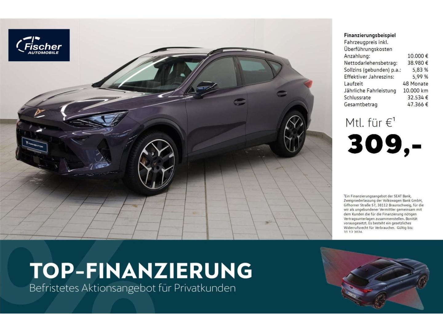 Cupra Formentor 2.0 TSI VZ